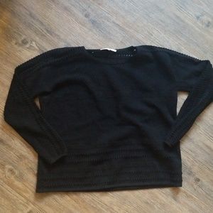 Mage Black sweater knitted size 2